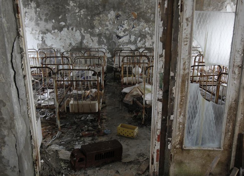 Anh: Vet tich thoi gian o thi tran Pripyat sau tham hoa Chernobyl-Hinh-4